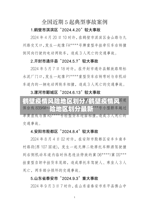 鹤壁疫情风险地区划分/鹤壁疫情风险地区划分最新