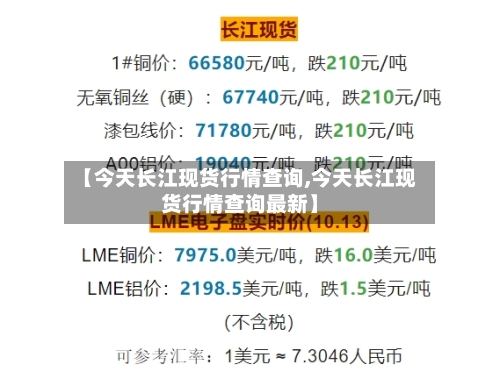 【今天长江现货行情查询,今天长江现货行情查询最新】