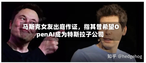 马斯克女友出庭作证	，指其曾希望OpenAI成为特斯拉子公司-第2张图片