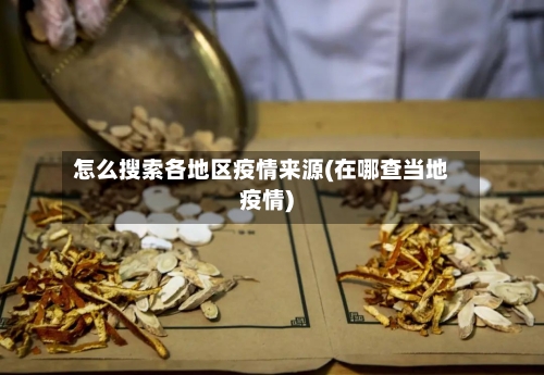 怎么搜索各地区疫情来源(在哪查当地疫情)