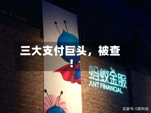 三大支付巨头，被查！-第2张图片