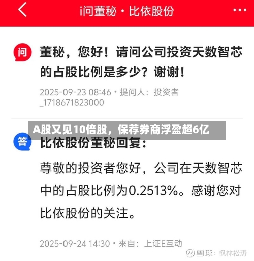 A股又见10倍股	，保荐券商浮盈超6亿-第3张图片