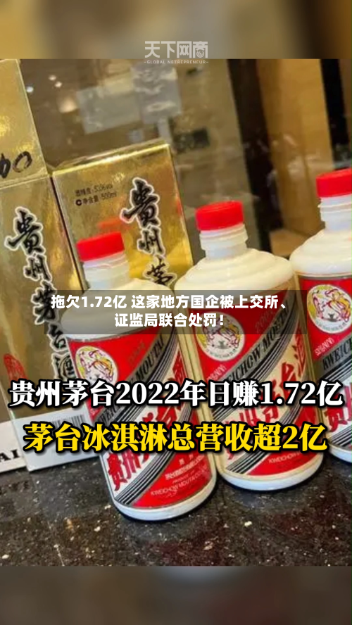 拖欠1.72亿 这家地方国企被上交所、证监局联合处罚！