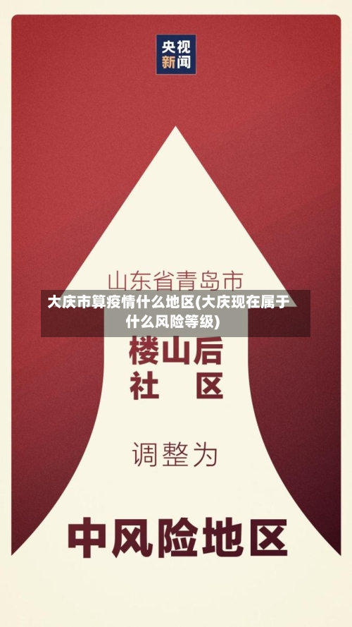 大庆市算疫情什么地区(大庆现在属于什么风险等级)