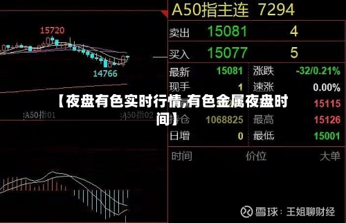 【夜盘有色实时行情,有色金属夜盘时间】