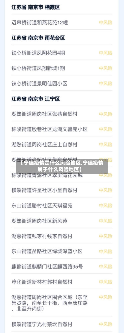 【宁德疫情是什么风险地区,宁德疫情属于什么风险地区】