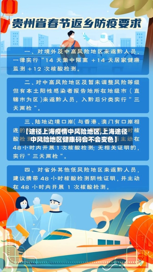 【途径上海疫情中风险地区,上海途径中风险地区健康码会不会变色】