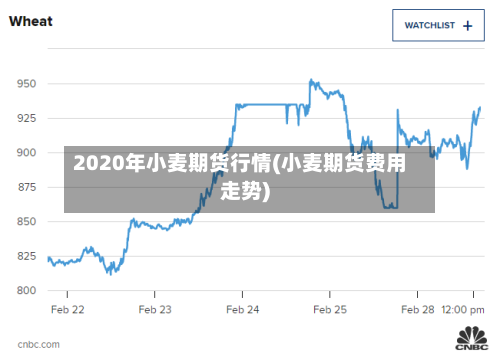 2020年小麦期货行情(小麦期货费用走势)