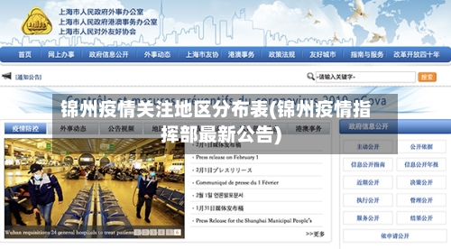 锦州疫情关注地区分布表(锦州疫情指挥部最新公告)