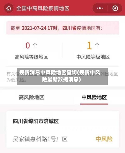疫情消息中风险地区查询(疫情中风险最新数据消息)-第2张图片