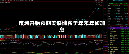 市场开始预期美联储将于年末年初加息