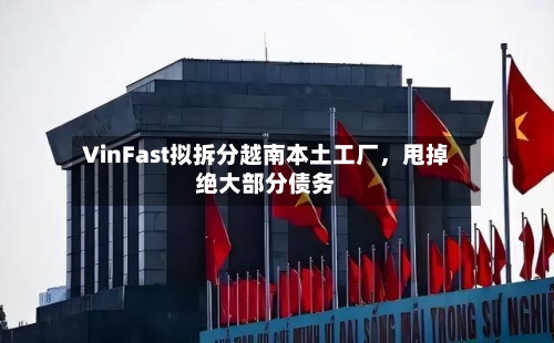 VinFast拟拆分越南本土工厂，甩掉绝大部分债务-第1张图片